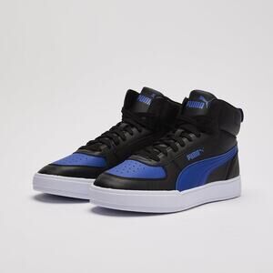 NEW Puma Caven Mid Sneakers Black Blue Men’s Size 9 Shoes 385843-06